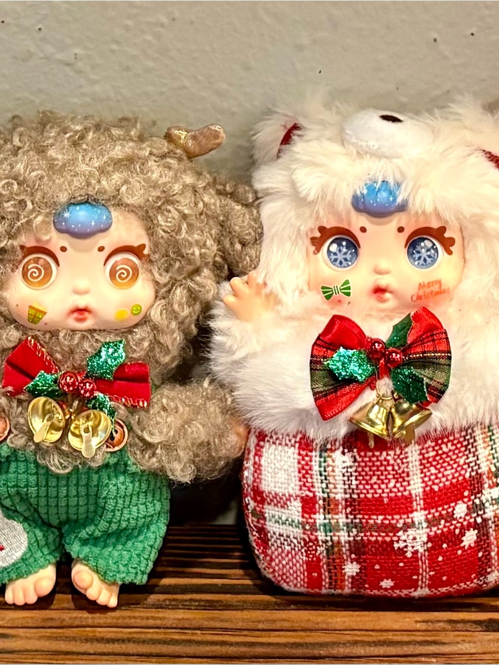 Set of 6: MM Sugar Baby “Christmas Series” Plush Pendant/Ornament, EGUC